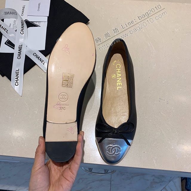 Chanel女鞋 香奈兒頂級芭蕾舞鞋 Chanel羊皮舒適平底鞋  naq1069